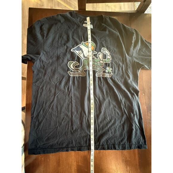 Notre Dame Fighting Irish Black T-shirt‎ Men's L/XL - Picture 9 of 9